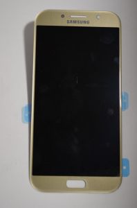 Дисплей Samsung A720 Galaxy A7 із сенсором Золотий/Gold оригінал , GH97-19723B