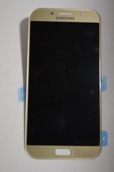 Дисплей Samsung A720 Galaxy A7 із сенсором Золотий/Gold оригінал , GH97-19723B