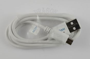 Кабель microUSB Nomi i5050 Білий White, оригінал