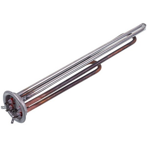 Нагрівальний елемент для бойлера Thermex 2000W (мідний) L=350mm фланець 64mm (анод M6)