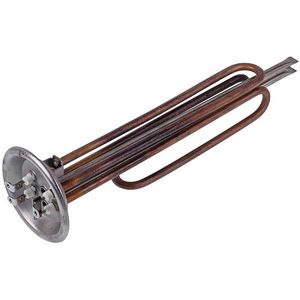 ТЕН мідний для бойлера Thermex 1500+1000W L=300mm фланець 92mm (анод M6)