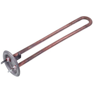 Тен мідний 700W для бойлера Kawai 34013330000 L=240mm фланець 64mm (анод M4)