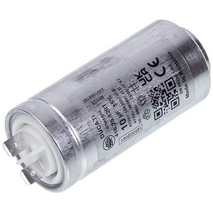 Конденсатор пусковий AEG для пральної машини 1250020615 10uF 425V 72x35mm (2 клеми)