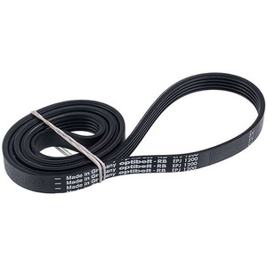 Ремінь чорний 1200J5 для пральної машини Optibelt 1200J5EL, 5 клинів, профіль J (між клинами 2,34 мм), еластичний