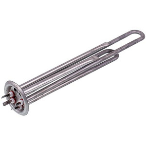 Тен відкритий для бойлера Kawai 2000W, L=310mm, фланець 64mm, анод M4