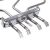 Верхній тен (гриль) для духовки Bosch 00472510 2300W 370mm x 335mm