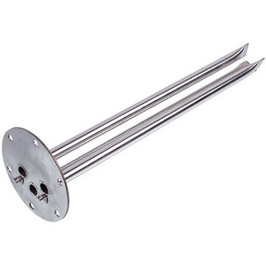 Фланець для бойлера Bosch 1600W з трубками L=430mm і D=125mm (під анод M8)