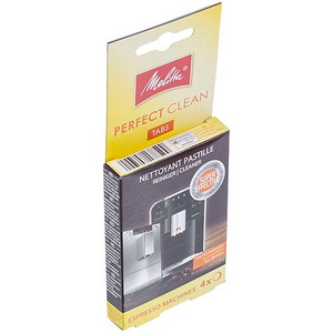 Таблетки для видалення жиру від кави Melitta 6762481 (4шт.x1,8g) для кавоварок та кавомашин