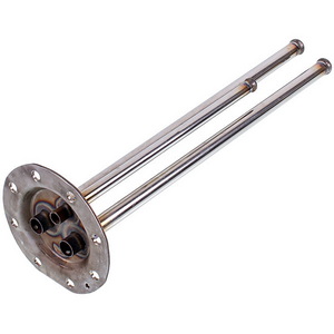 Фланець для бойлера Klima Hitze під сухі тени, зовнішній 120mm, L трубок 430/280mm (анод M6)