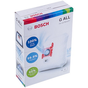 Набір одноразових мішків Type G ALL BBZ41FGALL для пилососів Bosch і Siemens, артикул 17000940