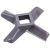 Ніж м'ясорубки Zelmer 00755469 D=54mm s=9mm Отвір=10x10mm NR8 ZMMA018X (A863107.00)