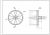 Велика шестерня для м'ясорубки Kenwood KW650740 D=20/97.5mm, H=23/12(35)mm