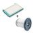 HEPA фільтри комплект 2 шт. FC8047 + FC8044/01 для пилососів Philips, артикул 432200493320, 432200039090