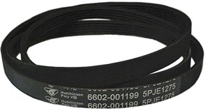 Ремінь чорний 1275J5 для пральної машини Hutchinson 6602-001199