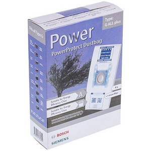 Мішки для пилососів Type G ALL з фільтром BBZ41FGALL Bosch, Siemens 17000816