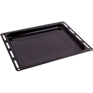 Універсальне деко емальоване для духовок Bauknecht, Whirlpool, Privileg, Ariston, Hotpoint-Ariston, Maytag, IKEA, Ignis 448х360х35mm