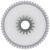 Шестерня мала для м'ясорубки Універсал (з втулкою) D=17.5/45mm, H=23.5/12(33.4)mm