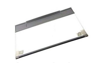 Полиця скляна для холодильника Samsung DA97-13550A 475x430mm над ящиком для овочів