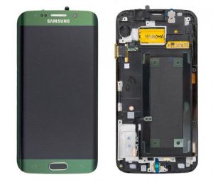 Дисплей Samsung G925 Galaxy S6 Edge із сенсором Green оригінал , GH97-17162E