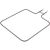 Нижній тен для духовки Electrolux 8072470027, 1000W, 375mm x 325mm