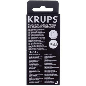 Таблетки для видалення жиру кавового для кавомашин Krups XS300010