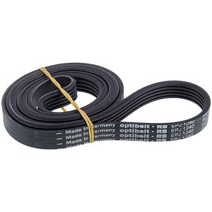 Ремінь чорний 1240J5EL для пральної машини Optibelt (5 клинів, профіль J, еластичний)