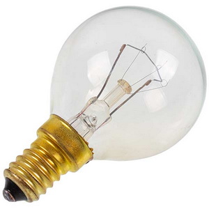 Лампочка E14 40W 240V 300°C для духовок Bosch 00057874