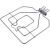 Верхній тен (гриль) 2800W для духовок Bosch, артикул 00470845