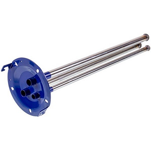 Фланець для бойлера Ariston під сухі тени 65118364 D діаметр=125mm довжина трубок=385/385/385mm (анод M6)