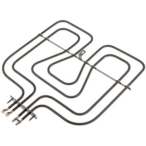 Верхній тен (гриль) 2450W (800+1650W) для духовки Electrolux, артикул 3970129015, довжина 335mm, ширина 342mm