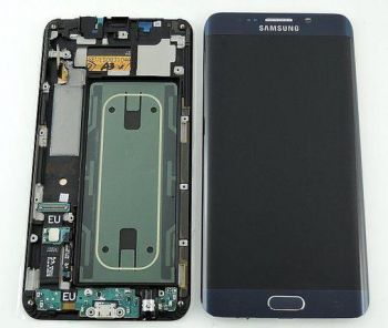 Дисплей Samsung G928 Galaxy S6 Edge plus із сенсором Чорний/Black оригінал , GH97-17819B