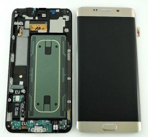Дисплей Samsung G928 Galaxy S6 Edge plus із сенсором Золотий/Gold оригінал , GH97-17819A