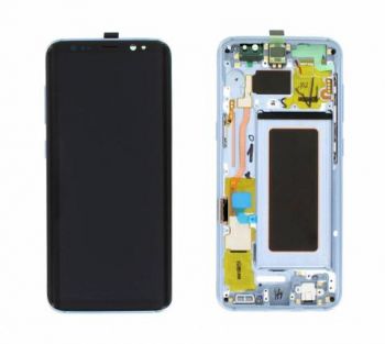 Дисплей Samsung G950 Galaxy S8 із сенсором Блакитний/Blue оригінал , GH97-20457D