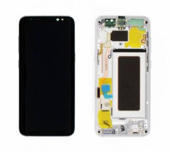 Дисплей Samsung G950 Galaxy S8 із сенсором Срібло/Arctic Silver оригінал , GH97-20457B