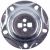 Круглий фланець (D=121 mm, 5 отворів) для бойлера Ariston/Arti VE25500