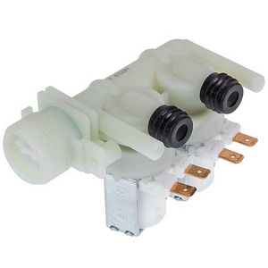 Клапан водопостачання 2WAY для пральних машин Indesit C00066518 90°/10 мм