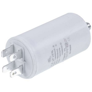 Конденсатор пусковий CBB60 4.5uF 450V для пральної машини 32x58mm (4 клеми, під гайку)