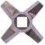 Ніж двосторонній для м'ясорубки Zelmer ZMMA028X (A863109.00) 10003883 D=55.5mm s=5mm Отвір=10x10mm