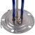 Тен відкритий для бойлера Ariston 65115909 1500W L=290mm фланець 124mm (анод M5)