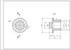 Запобіжна муфта для м'ясорубки Philips HR3955/01 біла 996500043314