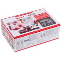 Набір баночок Tefal для йогуртниці XF1001E1 (червона кришка, 6 шт, 74mm x 74mm)