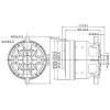 Двигун Koolwen для пилососа класичного типу D=102/94 mm H=25/107 mm 1600 W (артикул KW45350VCM) з виступом