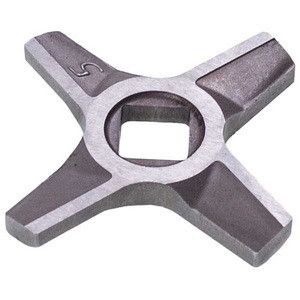 Ніж двосторонній для м'ясорубки Zelmer ZMMA025X (A861009) 10003882 D=47mm s=5mm Отвір=9x9mm