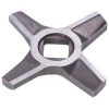 Ніж двосторонній для м'ясорубки Zelmer ZMMA025X (A861009) 10003882 D=47mm s=5mm Отвір=9x9mm