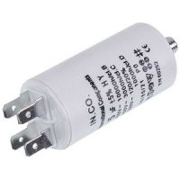 Конденсатор пусковий CBB60 5uF 450V для пральної машини (4 клеми, під гайку, 32x58mm)