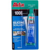 Силіконовий герметик універсальний білий 50ml Akfix 100E