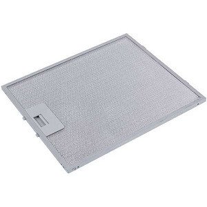 Жировий фільтр універсальний 261x305x8mm для витяжки (артикул ASP000545, відстань між фіксаторами 45mm, між направляючими 126mm)