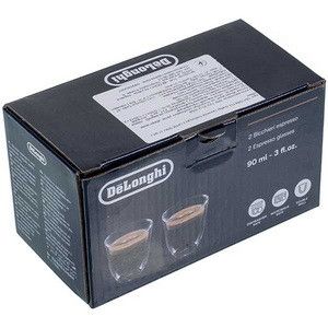Склянки для кавомашини Delonghi набір 2 шт 90ml артикул 5513284151
