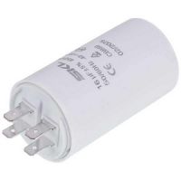 Конденсатор пусковий 16uF 450V для пральної машини SKL CAP524UN 70x40mm (4 клеми)