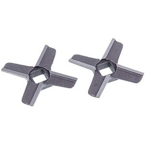 Ніж для м'ясорубки Zelmer 00755469 ZMMA018X (2 шт.) D=54mm s=9mm Отвір=10x10mm NR8